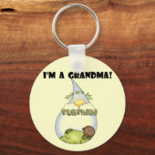 Oma's zonneschijn-Afro-Amerikaanse jongen Sleutelhanger (Voorkant)