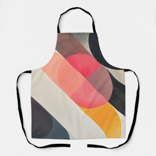 Ombre abstracte vormen schort