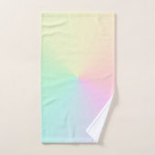 Ombre Arc-en-ciel Pastel émaillé de boue esthétiqu (Serviette à main)