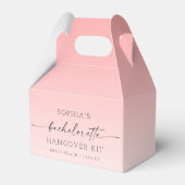 Ombre Bachelorette-feestje katerkit favor box Bedankdoosjes (Achterkant)