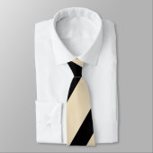 Ombre beige Multi Diagonal Stripes Stropdas (Gebonden)