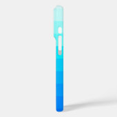  Ombre Blauw Ontwerp Case-Mate iPhone Case (Achterkant / Links)