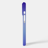 Ombre bleu élégant - iPhone 16 Coque (Verso / Gauche)