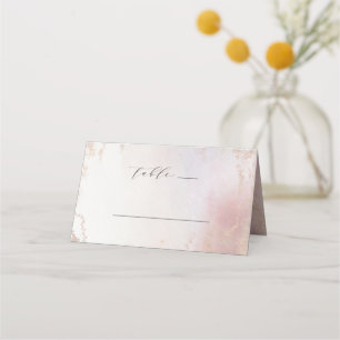 Ombre Blush Roze Frosted Folie Trouwtafel Nummer