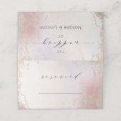 Ombre Blush Roze Frosted Gereserveerde Zitting Bru (Buitenkant ongevouwen)