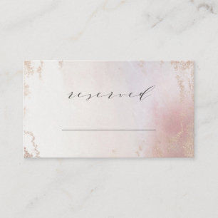 Ombre Blush Roze Frosted Gereserveerde Zitting Bru Plaatskaartje