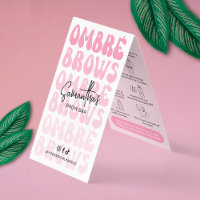 Ombré Brows After Care Retro Roze Logo Poeder Brow