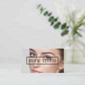 Ombre Brows & Eyelashes Visitekaartje (Staand voorkant)