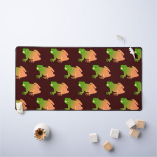 Ombre brun vert grenouille brun foncé