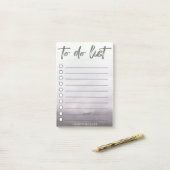 Ombre Brush Font | Post-it-notities van lijst make Post-it® Notes (Op bureau)