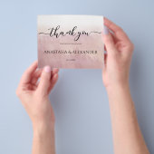 Ombre/Budget/Hartelijk dank. Flyer (Hand)