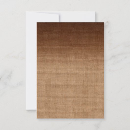 Ombre Burlap Twinkles lumières RSVP (Devant)