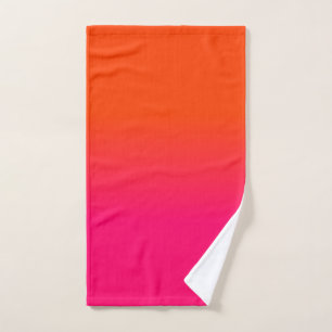 Ombre couleur couleur néon orange et néon rose