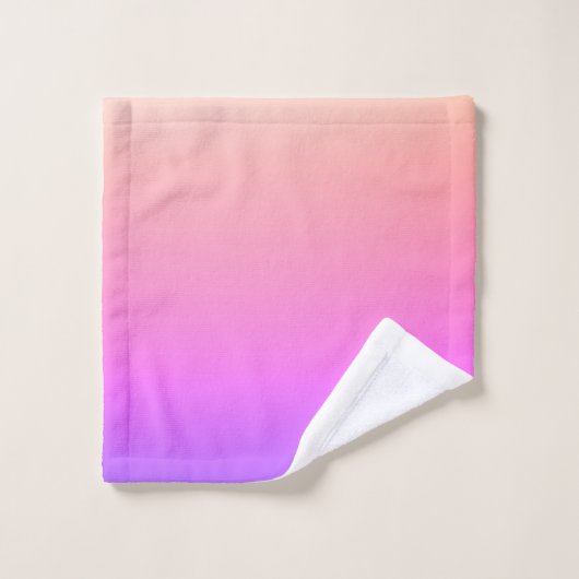 Ombre couleur rose et pourpre de fond (Gant de toilette)