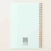 Ombre Cross Bijbelvers gepersonaliseerd Planner (Achterkant)