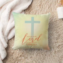 Ombre Cross Scripture Dubbelzijdig Kussen