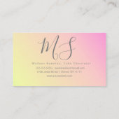 Ombre Cupcake Baking Cake Decorator Sprins Visitekaartje (Achterkant)