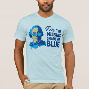 Ombre de David Hume de T-shirt bleu