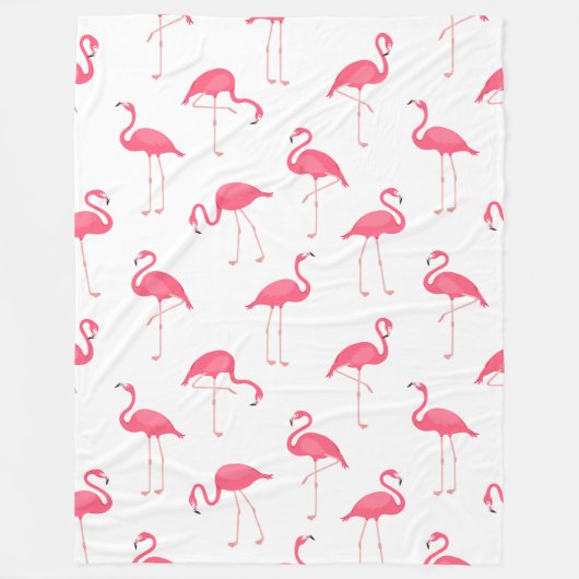 Ombre de Flamant rose 60x80 Couverture en polaire (Devant)