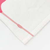 Ombre de Flamant rose 60x80 Couverture en polaire (Coin)