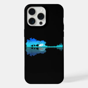 Ombre de lac de guitare Amour Musicien de guitare