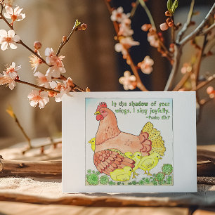 Ombre de vos ailes Carte postale Inspirative