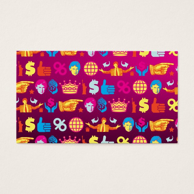 ombre donald trump visitekaartjes (Voorkant)