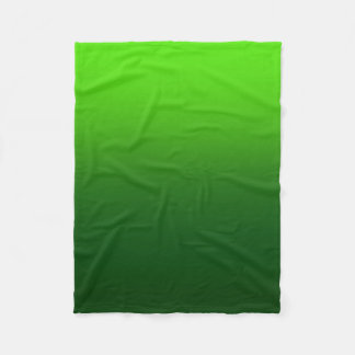 Ombre Fade | groen Fleece Deken