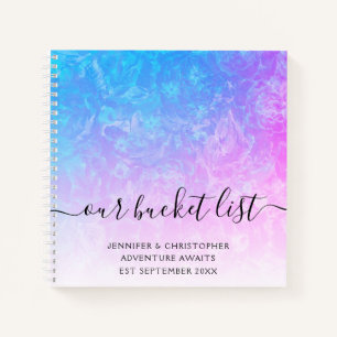 Ombre Floral Onze Bucket List Notitieboek