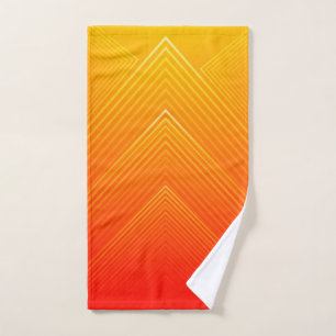 Ombre géométrique orange à jaune