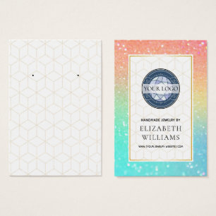 Ombre Glitter Rainbow die DisplayCard verdient Visitekaartje