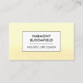 Ombre Glow Wellness Holistic Life Coach Zen Healer Visitekaartje (Voorkant)