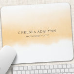 Ombre Gold Watercolor Minimaliste Business<br><div class="desc">Aquarelle Ombre Or Minimaliste Business Souse Pad. Parfait pour une femme d'affaires à la recherche de coiffeurs,  maquilleur,  cosmétologiste,  et plus !</div>