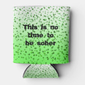 Ombre Green Shamrock Clover St Patrick's day Blikjeskoeler (Voorkant)