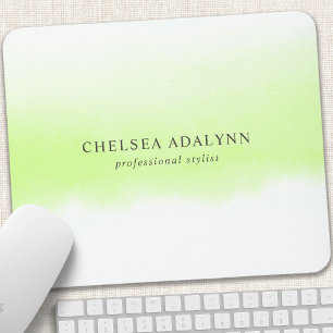 Ombre Green Waterverf minimalistisch bedrijf Muismat