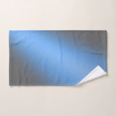 Ombre gris clair de lune et bleu (Serviette à main)