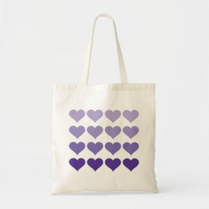 Ombre Hearts - Wedding Canvas tas