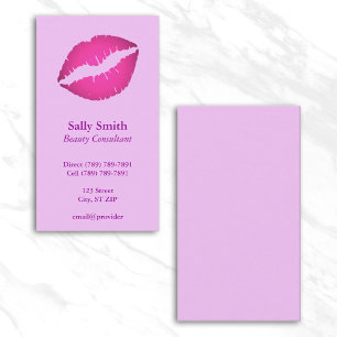 Ombre Hot Roze Lippenstift Kusprint Visitekaartje