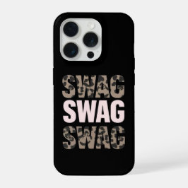 Ombre Houtskool Swag iPhone 15 Pro Hoesje