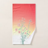 Ombre Jaune Et Rose (Serviette à main)