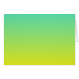 Ombre jaune turquoise