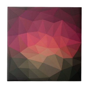 Ombre kristal effect geometrisch modern ontwerp tegeltje