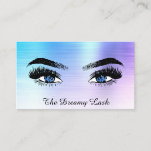 *~* OMBRE Lashes QR Brows Extensions glitter Visitekaartje