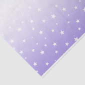 Ombre Lavender Stars Weefpapier Tissuepapier (Detail)