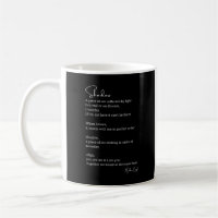 Ombre lumière réunifier poème café tasse de thé