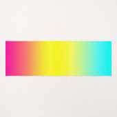 Ombre Magische Rainbow-kleuren Yogamat (Voorkant (horizontaal))