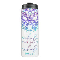 Ombre Mandala Inhale Confidentie Exhale Doubt Yoga