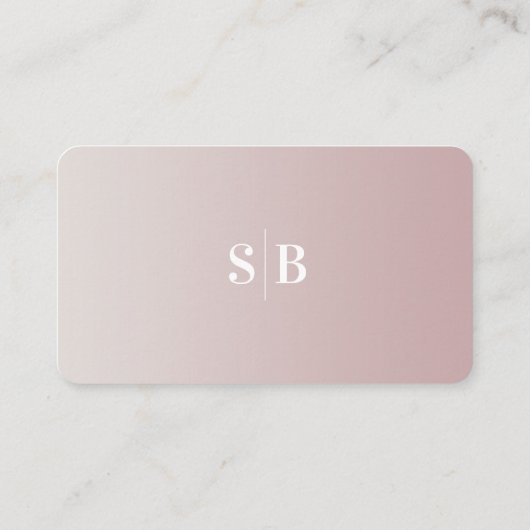 Ombre Mauve & Ivory Wedding Shower-cadeauregistrat Informatiekaartje (Achterkant)