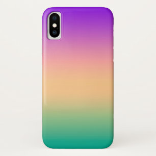 Ombre, meerkleurig iPhone x hoesje