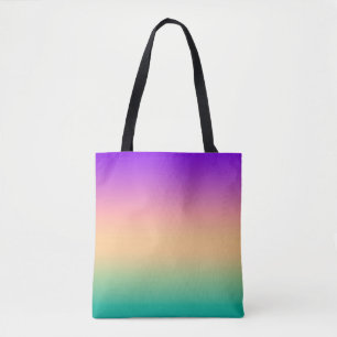 Ombre, meerkleurig, patroon, achtergrond, turqu draagtas